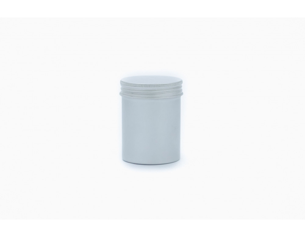 Envase tubular 100ml plata mate