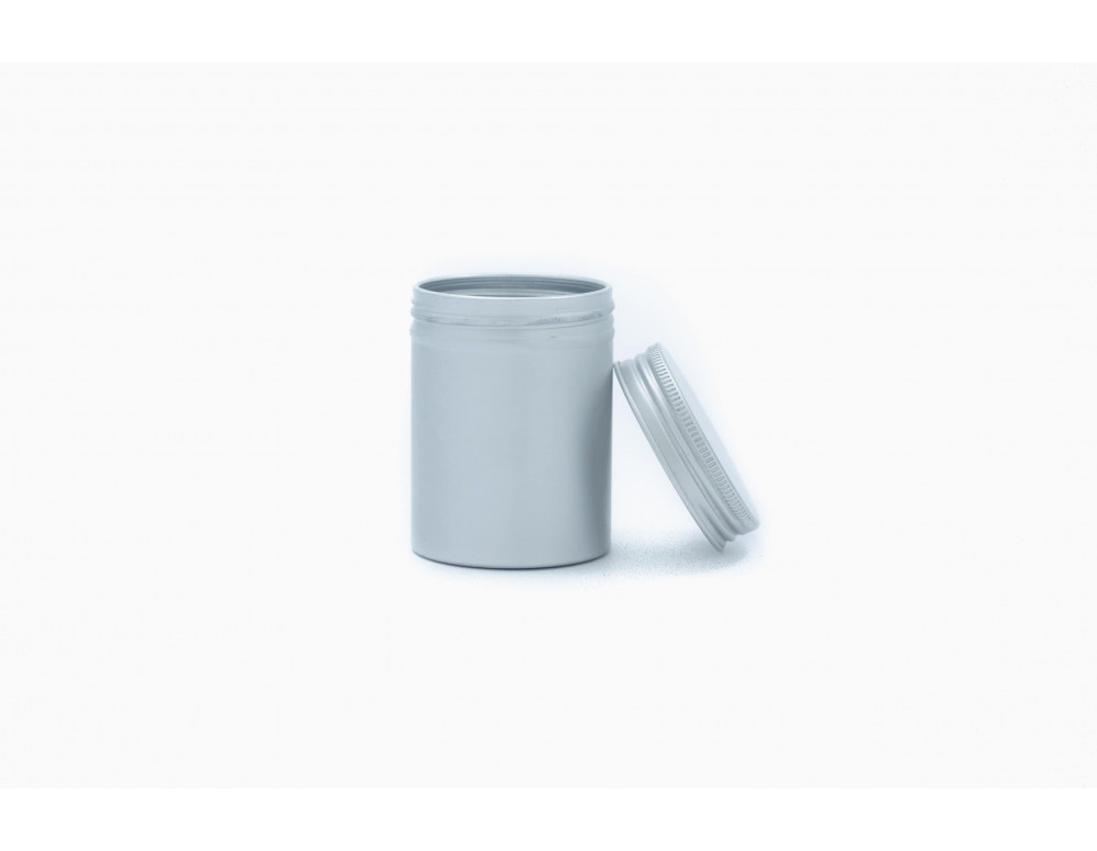 Envase tubular 100ml plata mate